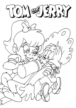 Tom and jerry coloring page-7