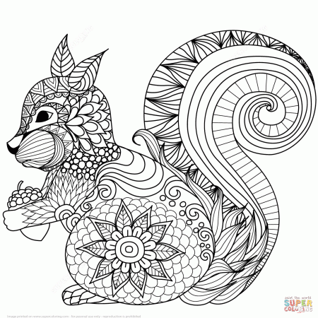 Lovely Horse Zentangle coloring page | Free Printable Coloring Pages