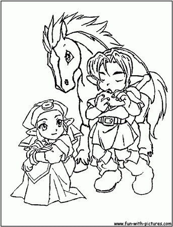 legend of zelda coloring pages - High Quality Coloring Pages