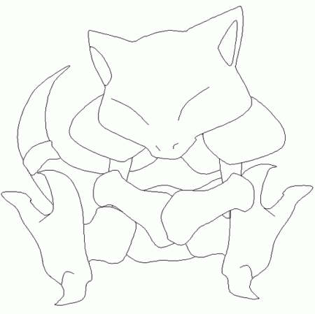 Abra coloring picture of Pokemon 63