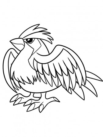 Pokemon Pidgey coloring pages - Free ...