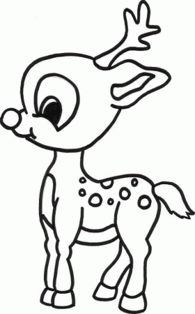 Rudolph The Red Nosed Reindeer Coloring Pages To Print - Feedthefightbos