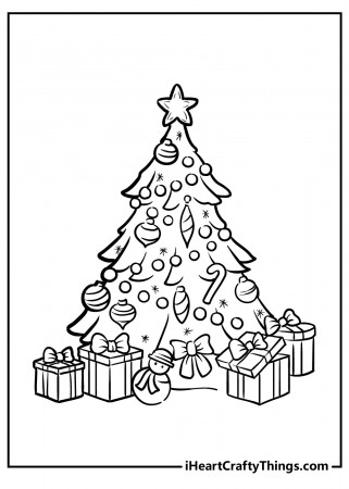 Christmas Tree Coloring Pages (Updated 2022)