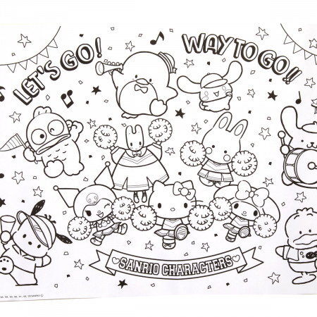 Hello Kitty & Friends Coloring Pages Roll