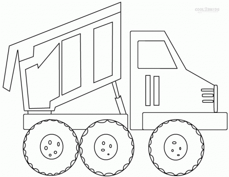 Preschool Garbage Truck Coloring Page Dump Truck Coloring Pages ...