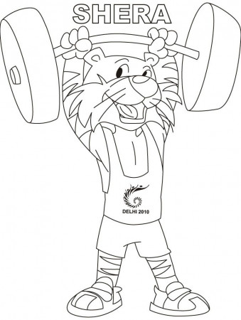 Shera Weightlifting Coloring Page | Download Free Shera ...