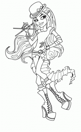 Monster High Coloring Pages and Book | UniqueColoringPages