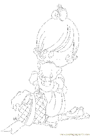 Free Printable Precious Moments Angel Coloring Pages Angel Help A ...