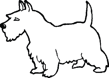scottie dog Colouring Pages - ClipArt Best - ClipArt Best