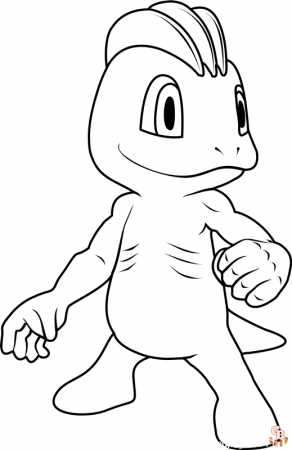 Discover Fun and Free Machop Coloring Pages for Kids