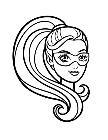 Barbie in Princess Power coloring pages to download and print for free