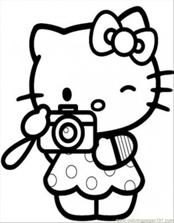 Hellokitty5 Coloring Page for Kids - Free Hello Kitty Printable Coloring  Pages Online for Kids - ColoringPages101.com | Coloring Pages for Kids
