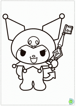 Free Kuromi Coloring Pages, Download Free Clip Art, Free Clip Art ...