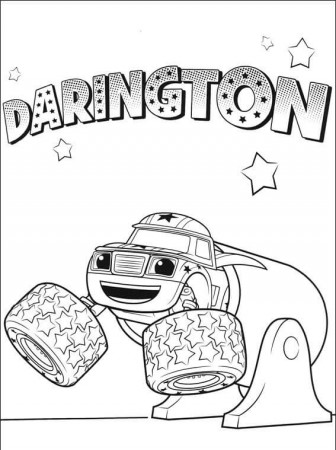 Top 31 Blaze And the Monster Machines Coloring Pages