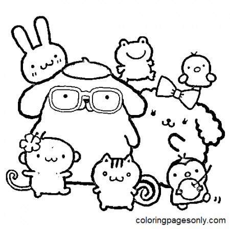 Free Printable Pompompurin Coloring Pages
