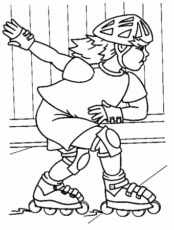 Roller Skate Coloring Pages for Kids ...