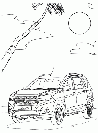 Suzuki XL7 Coloring Page - Free ...