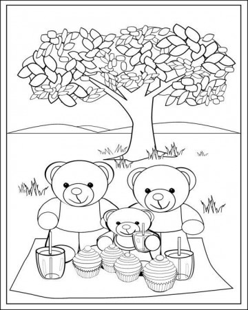 Teddy bear coloring pages ...