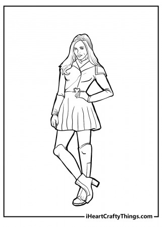 30 Descendants Coloring Pages (100 ...