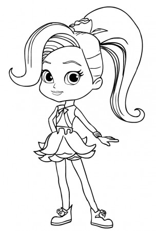 Rosie Redd from Rainbow Rangers coloring page