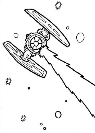 Star Fighter Aircraft-Quality Coloring Page | Star wars coloring sheet, Coloring  pages, Tie fighter