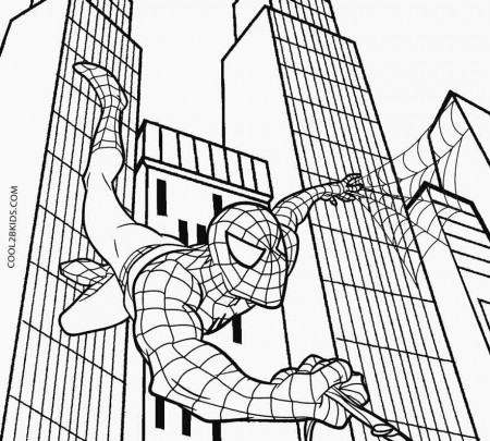 Printable Spiderman Coloring Pages For Kids