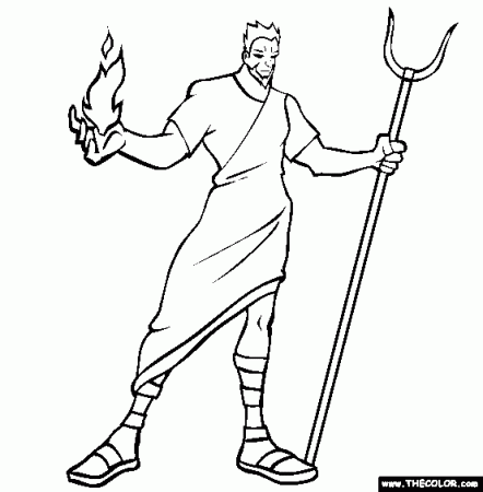 Greek Mythology Online Coloring Pages