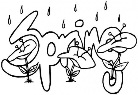 10 Pics of Free Printable Coloring Pages Of Spring Season ...