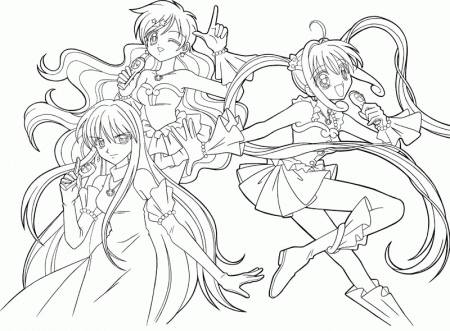 Printable coloring pages - Mermaid Melody: Pichi Pichi Pitch #91 ...