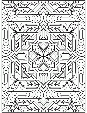 18 Pics of Geometric Book Dover Coloring Pages - Geometric ...