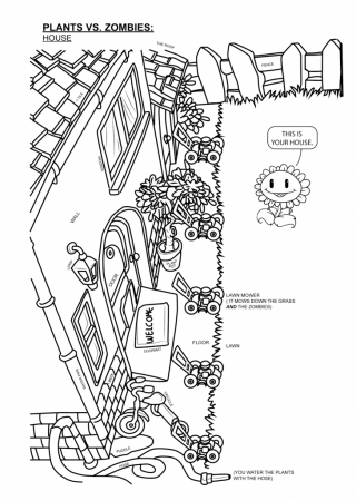 Plants vs Zombies Coloring Pages – coloring.rocks!