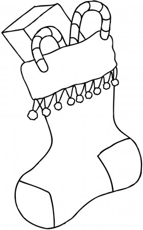 Christmas Stocking Coloring Pages - Best Coloring Pages For Kids