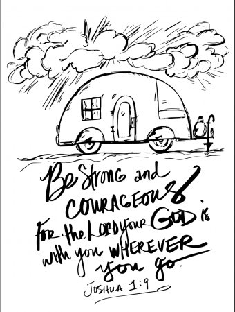 Free Strong and Courageous Coloring Pages – Nuance Style House