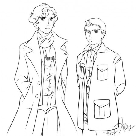 sherlock coloring pages | Sherlock: Miyazaki by BlueEyedPerceiver ...