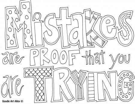 Coloring Pages : Cute Inspirational Quotes Coloring General ...