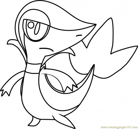 Snivy Pokemon Coloring Page - Free Pokémon Coloring Pages ...