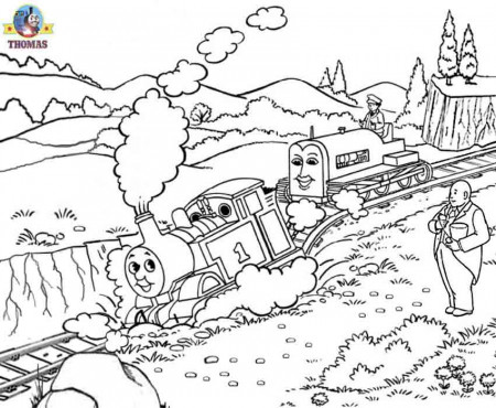 Kids Free online coloring pages Thomas train printable pictures ...