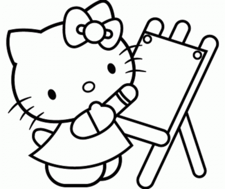 Free Printable Hello Kitty Coloring Pages Az Coloring Pages with ...