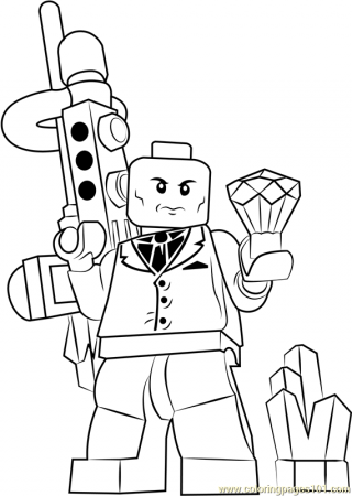 Lego Lex Luthor Coloring Page for Kids - Free Lego Printable Coloring Pages  Online for Kids - ColoringPages101.com | Coloring Pages for Kids