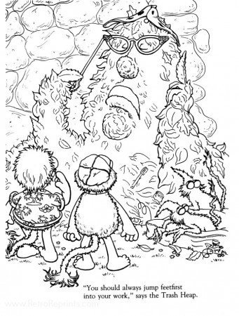 Fraggle Rock, Jim Henson's Coloring Pages | Coloring Books at Retro  Reprints - The world's largest coloring book archive!