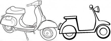 Pin on Fantastic Vespa Coloring Pages for Kids