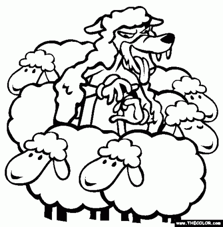 Wolf Online Coloring Pages | TheColor.com