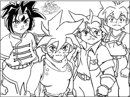 Free Printable Beyblade Coloring Pages For Kids