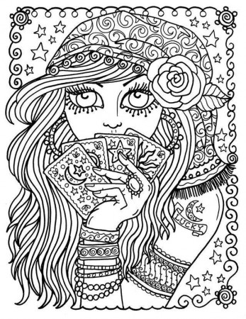 cool fortune teller coloring page : r/coolcoloringpages