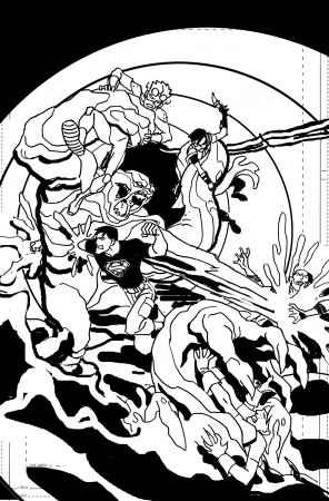 Creating a Cover: Young Justice #12 | Christopher Jones Comic Art and  Illustration Blog