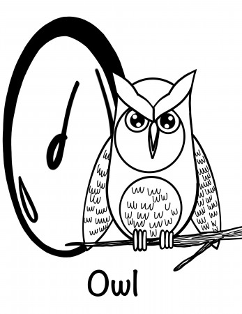 Minimalist Color Pageeasy Owl Coloring Page for Toddlers - Etsy