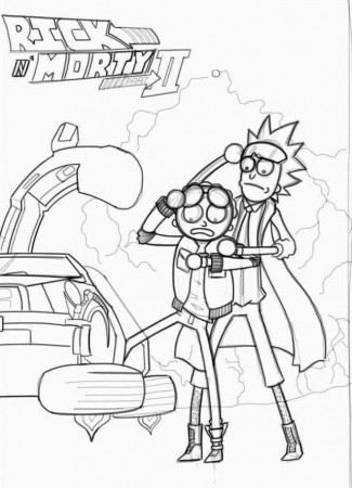 15 Free Rick and Morty Coloring Pages ...