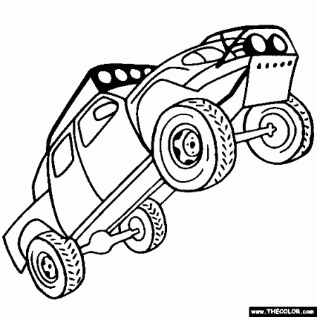 4x4 Off-Road Baja vehicle Online Coloring Pages