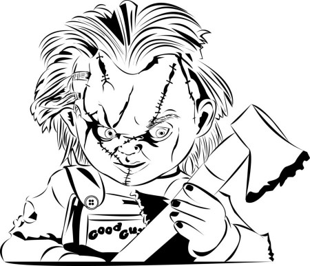 Chucky Coloring Pages