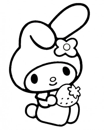 My Melody Coloring Pages - Free Printable Coloring Pages for Kids